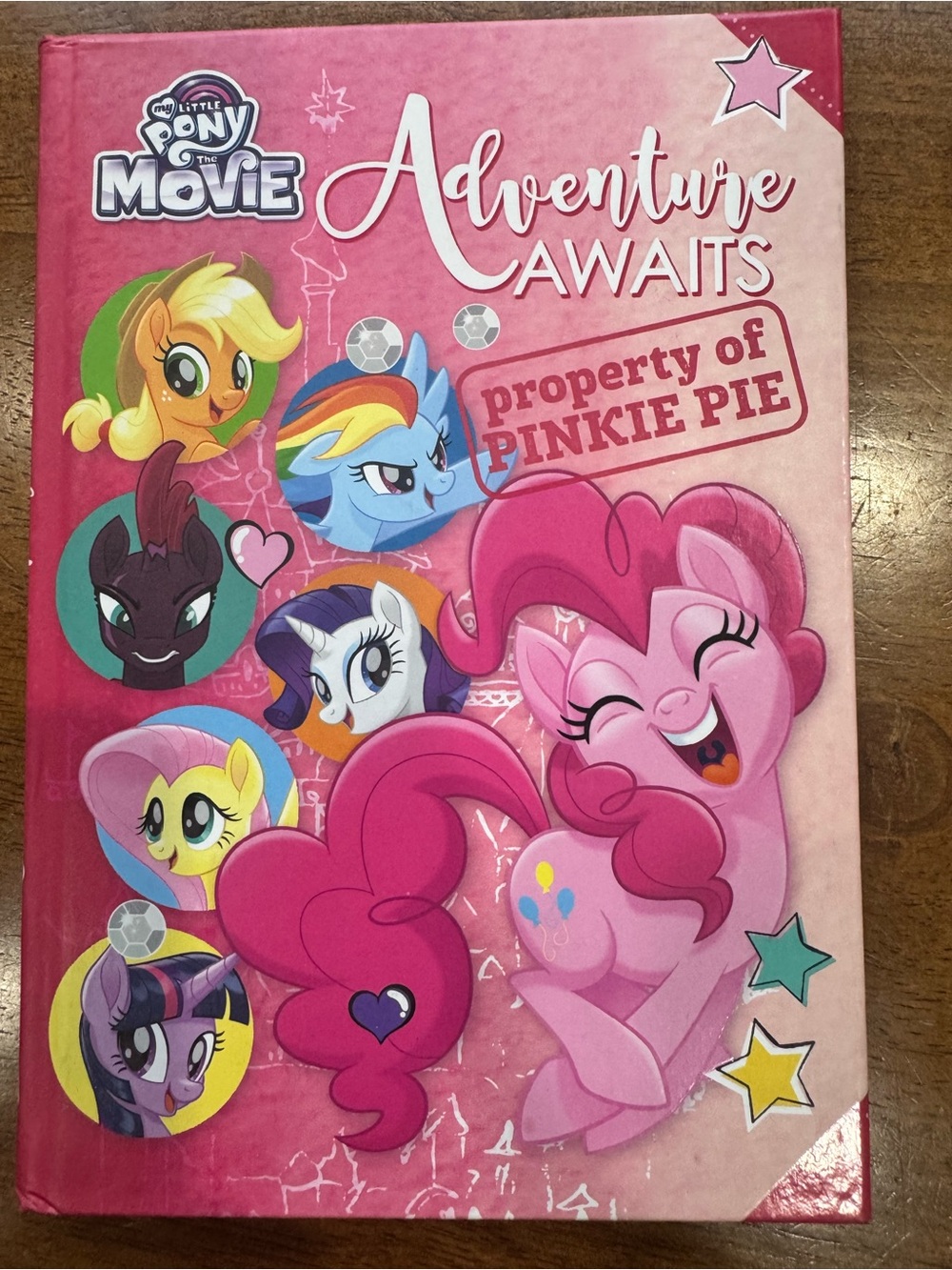 My Little Pony Book Hardback Adventure Awaits Property of Pinky Pie